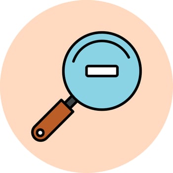 Zoom Out Vector Icon