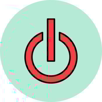 Power Button Vector Icon