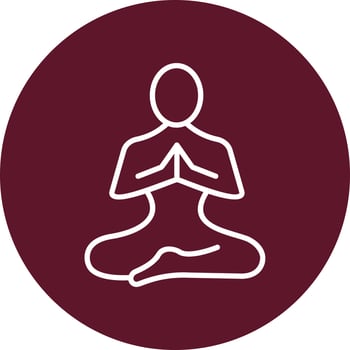 Meditation Vector Icon