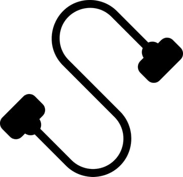 Resistance Band Vector Icon