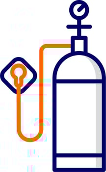 Oxygen Tank Vector Icon