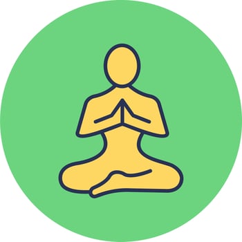 Meditation Vector Icon