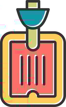 Hot Water Bottle Vector Icon
