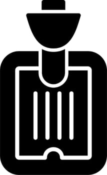 Hot Water Bottle Vector Icon