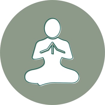 Meditation Vector Icon