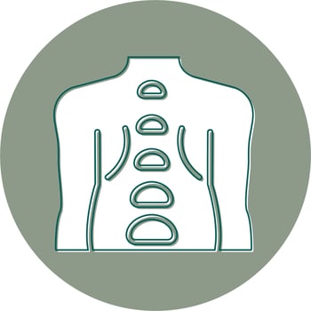 Lithotherapy Vector Icon