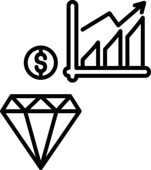 Diamond Vector Icon