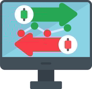 Stock Market Vector Icon