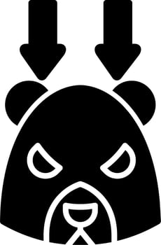 Bear Market Vector Icon