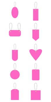 Hanging Labels Collection Design vector