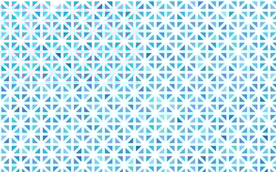 Light BLUE vector template with crystals, triangles.