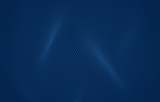Deep Blue Halftone Background vector