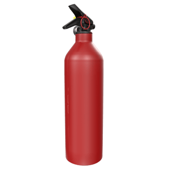 fire extinguisher isolated on transparent png