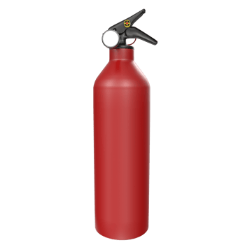 fire extinguisher isolated on transparent png