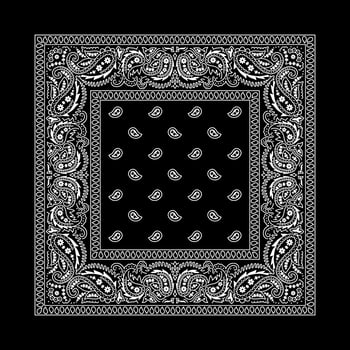 Bandana 2 Black vector