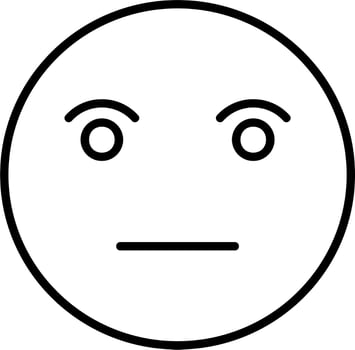 Poker Face Vector Icon