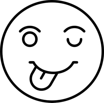 Tongue Out Vector Icon