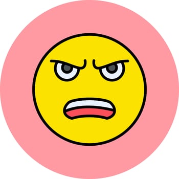Angry Vector Icon