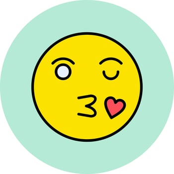 Kiss Vector Icon