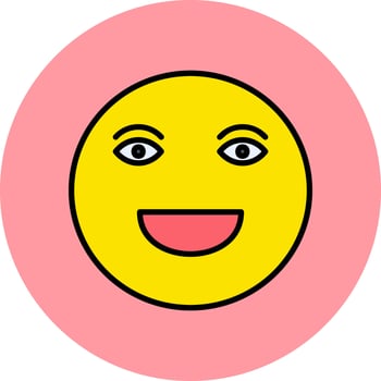 Cheerful Vector Icon