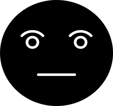 Poker Face Vector Icon