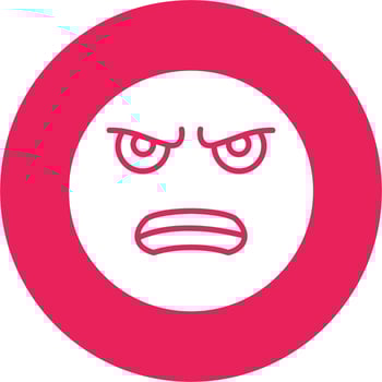 Angry Vector Icon