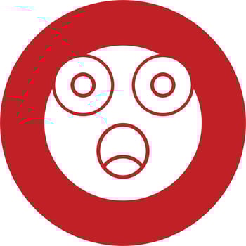 Astonished Vector Icon