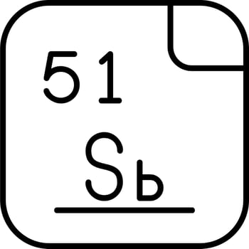 Antimony Vector Icon