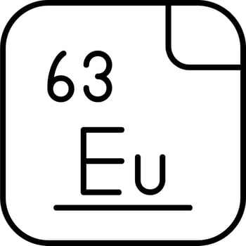 Europium Vector Icon