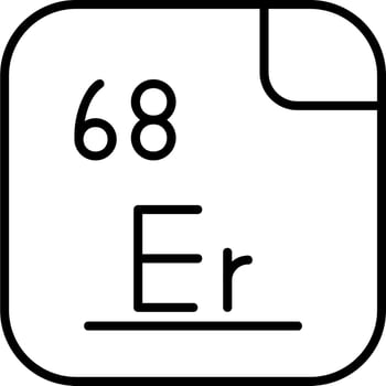 Erbium Vector Icon