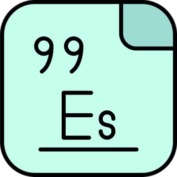 Einsteinium Vector Icon