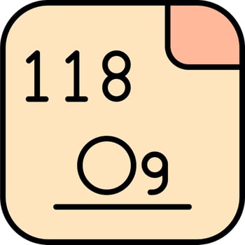 Oganesson Vector Icon