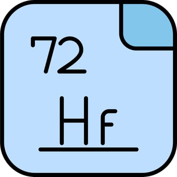 Hafnium Vector Icon
