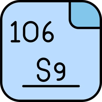 Seaborgium Vector Icon