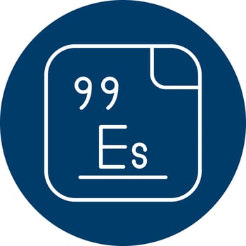 Einsteinium Vector Icon