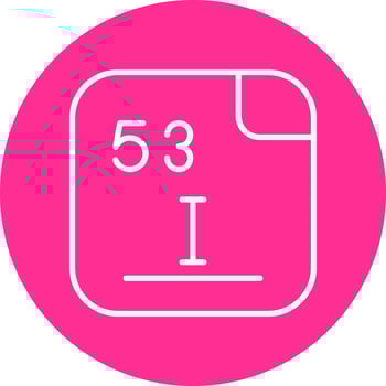 Iodine Vector Icon