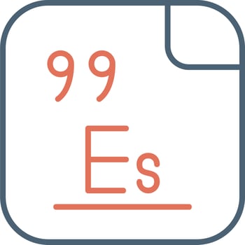 Einsteinium Vector Icon
