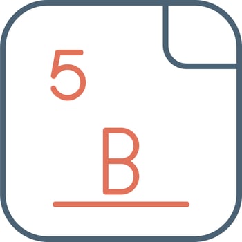Boron Vector Icon