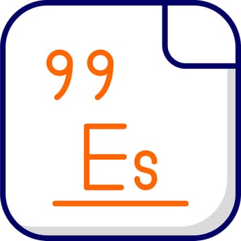 Einsteinium Vector Icon