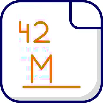 Molybdenum Vector Icon