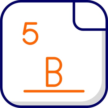 Boron Vector Icon