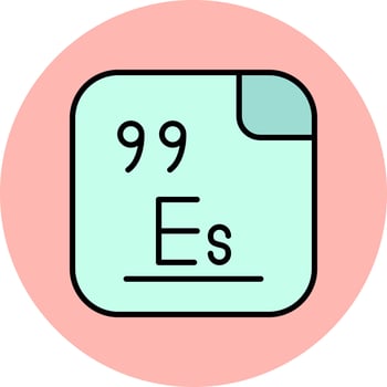 Einsteinium Vector Icon