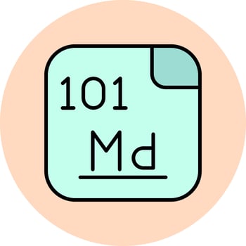 Mendelevium Vector Icon