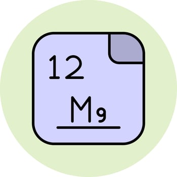 Magnesium Vector Icon