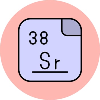 Strontium Vector Icon