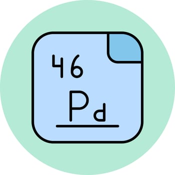 Palladium Vector Icon