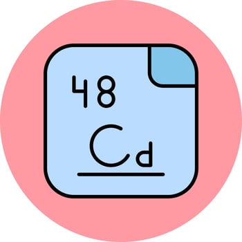 Cadmium Vector Icon