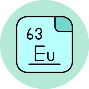 Europium Vector Icon