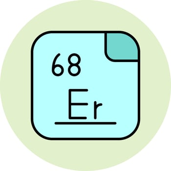 Erbium Vector Icon