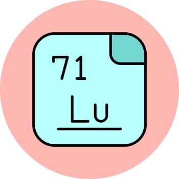 Lutetium Vector Icon